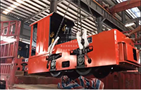 山西兩套5噸蓄電池電機車發(fā)貨