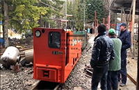 山西CJY7噸架線式電機車運行視頻